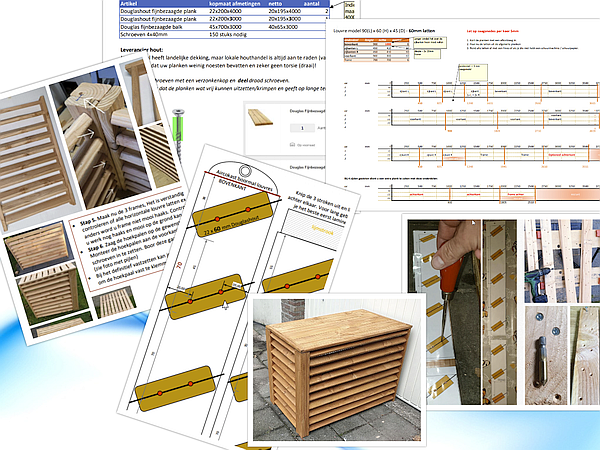 Bouwhandleiding en templates voor Airco-ombouwkast te koop!